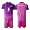 Camiseta Bayern Munich Portero Tercera Equipación Replica 2025-26 para niños mangas cortas (+ Pantalones cortos)